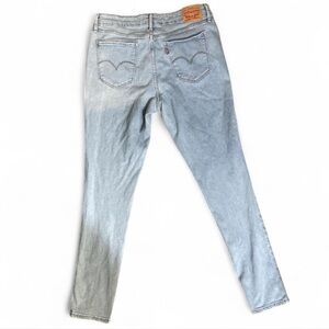 Levi's 711 skinny blue jeans